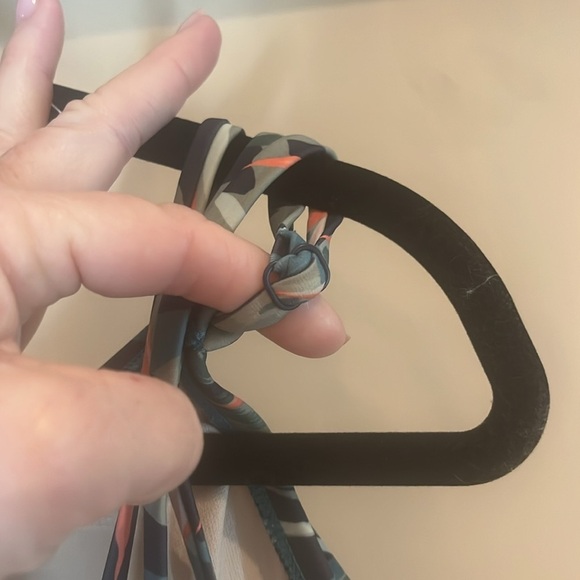 Kona Sol Blue and Pink Tropical One Piece Swimsuit size XL preowned - Picture 5 of 8